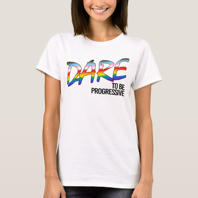 T-shirt OSEZ être progressiste (Devant)