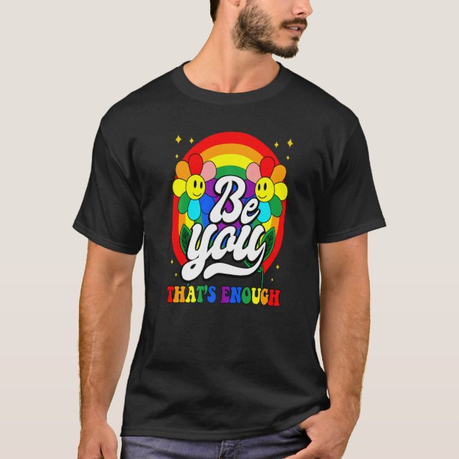 T-shirt Osez Être Vous-Même Inspirant Gay Pri (Devant)