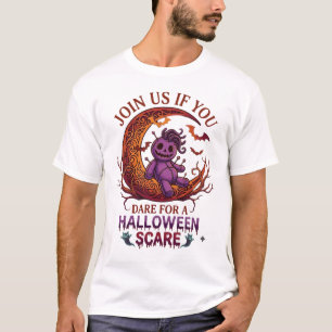 T-shirt Osez Halloween Épouvante Poupée Voodoo Violette Cr
