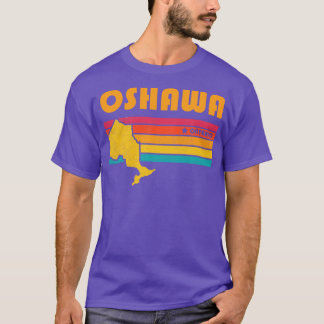 T-shirt Oshawa Ontario Canada Souvenir Vintage en détresse