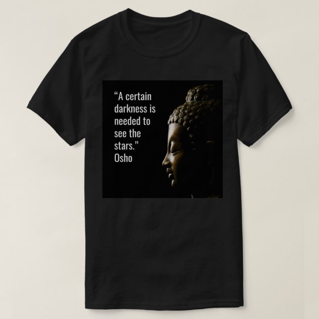 T-shirt Osho Voir Les Étoiles (Design devant)