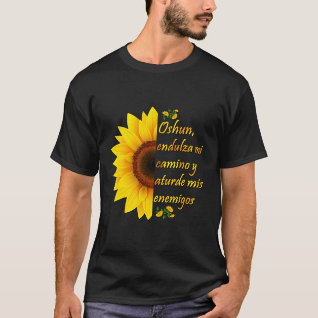 T-shirt Oshun Orishas déesse Oxum Ifa Yoruba religion Gif (Devant)