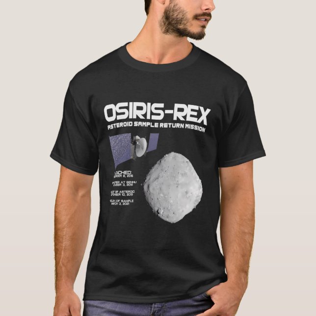 T-shirt Osiris Rex Mission À Bennu Asteroid (Devant)