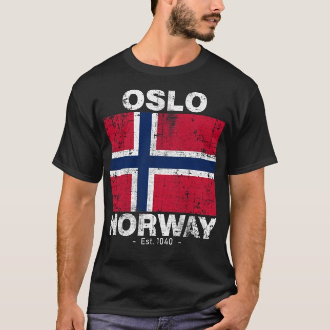 T-shirt Oslo Norvège (Devant)