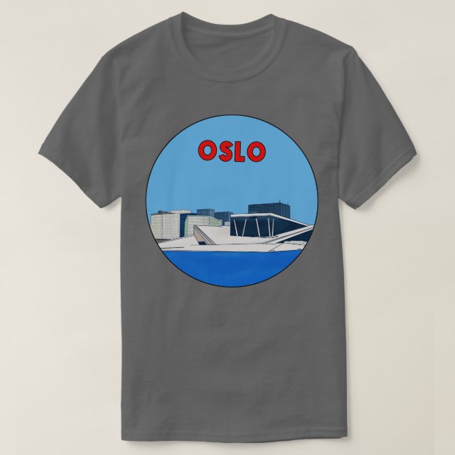 T-shirt Oslo Norvège 2 (Design devant)