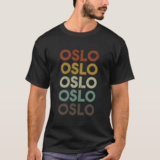 T-shirt Oslo Norway (Devant)