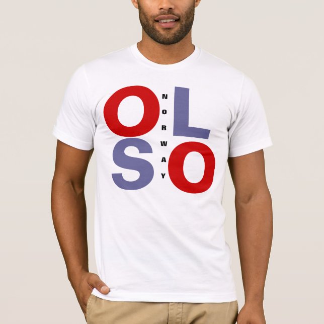 T-SHIRT OSLO NORWAY (Devant)