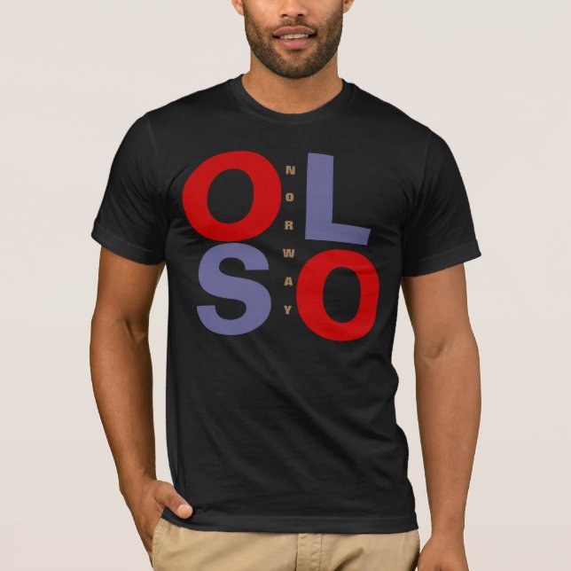 T-SHIRT OSLO NORWAY (Devant)