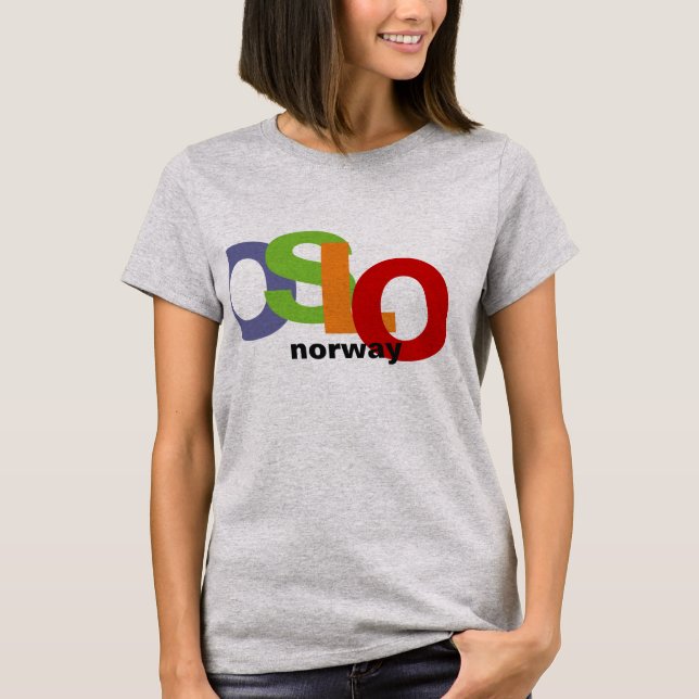 T-SHIRT OSLO NORWAY (Devant)