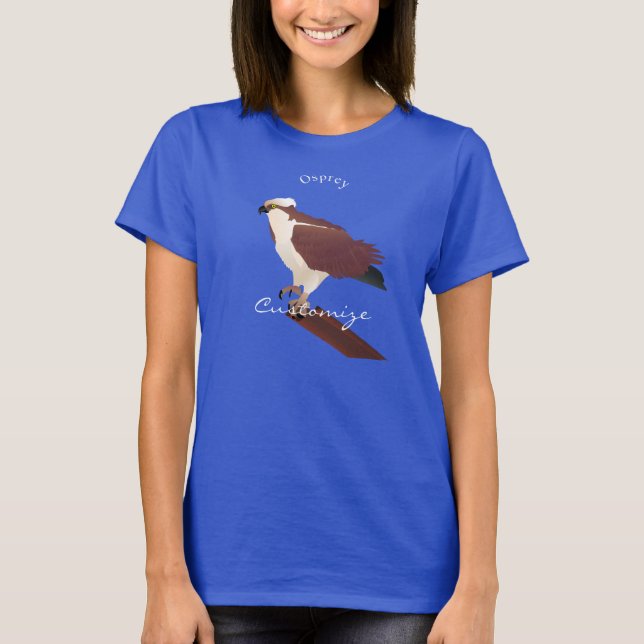 T-shirt Osprey Hawk Raptor Thunder_Cove (Devant)