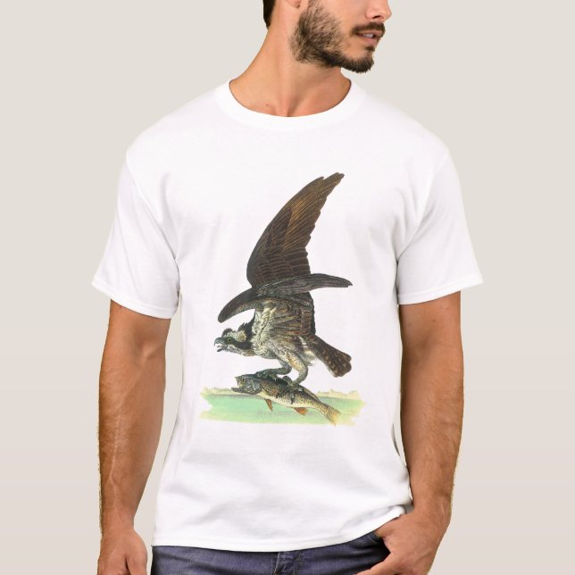 T-shirt Osprey par John James Audubon (Devant)