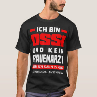 T-shirt Ossi Femmes Docteur Dit Est Allemand Est Funny Os