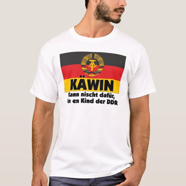 T-shirt Ostalgie Käwin Enfant de la RDA Allemagne (Devant)