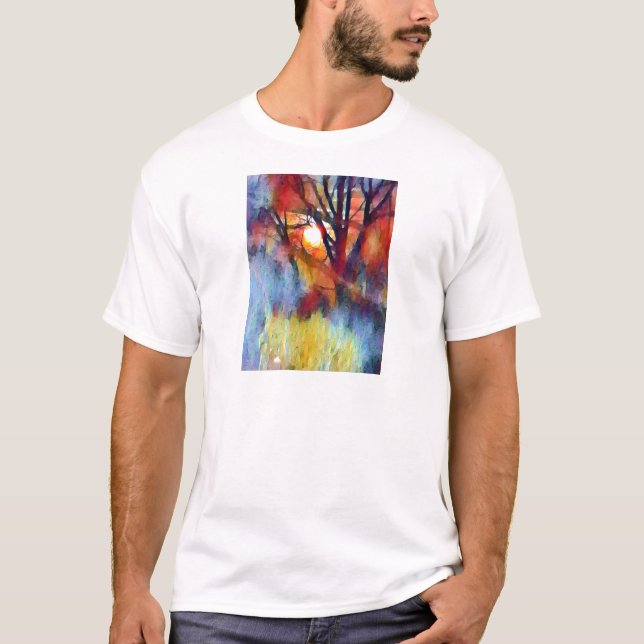 T-shirt Ostara moonrise (Devant)