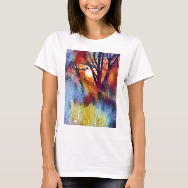 T-shirt Ostara moonrise (Devant)