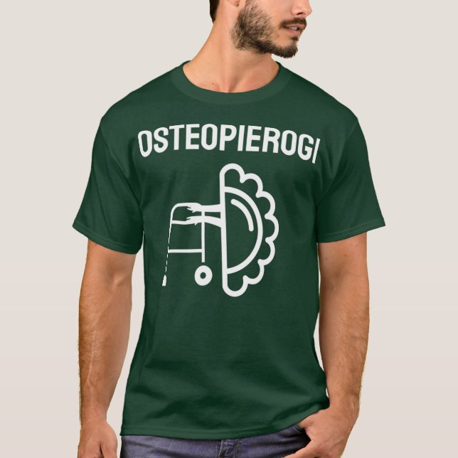 T-shirt Osteopierogi Funny Pierogi polonais inspiré (Devant)