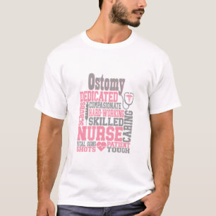T-shirt Ostomie Infirmière Colon Cancer Stoma Sac Crohns