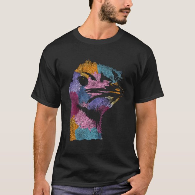 T-shirt Ostrich coloré (Devant)