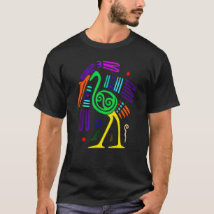 T-shirt Ostrich Comme Animal Plein De Couleurs