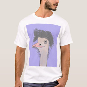 T-shirt Ostrich des cheveux sauvages