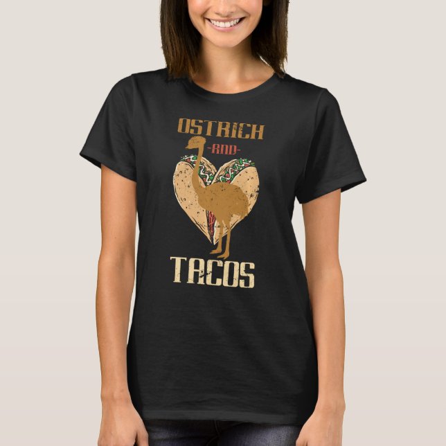 T-shirt Ostrich Et Tacos Ostrich (Devant)