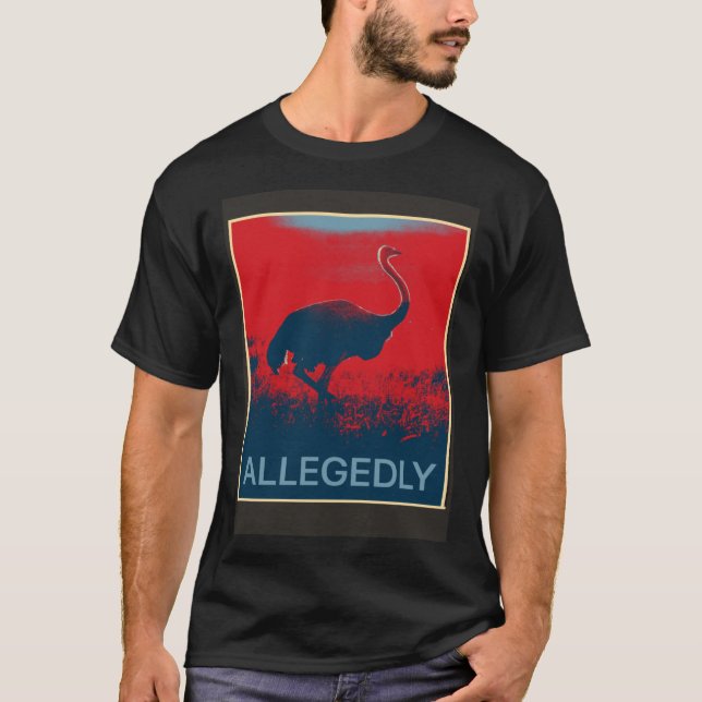 T-shirt Ostrich Oiseau sans vol (Devant)
