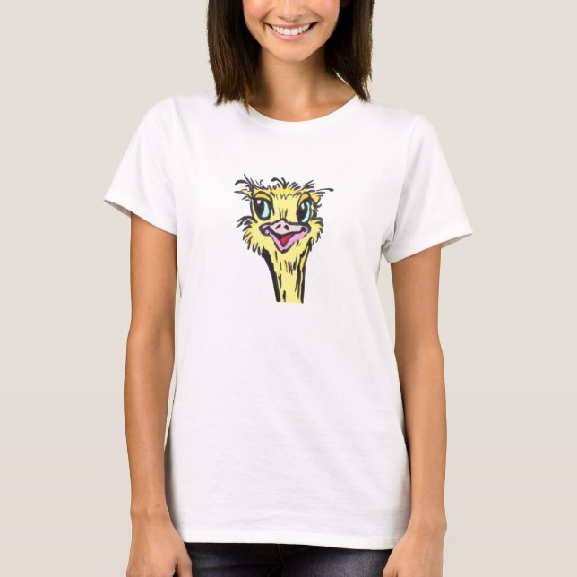 T-shirt Ostrich Toddler Bird (Devant)