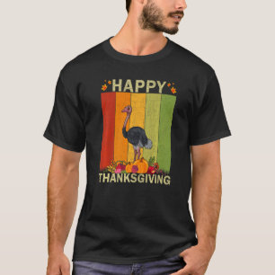 T-shirt Ostriches Retro Famille Graphique Correspondance T