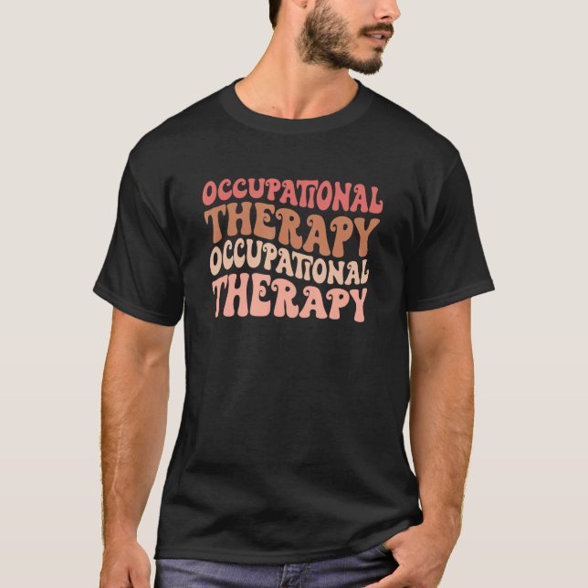 T-shirt OT ergothérapie vous aide à grandir (Devant)