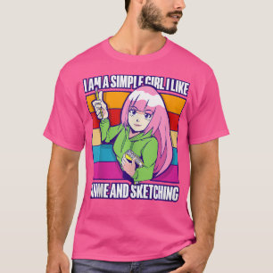 T-shirt Otaku Anime