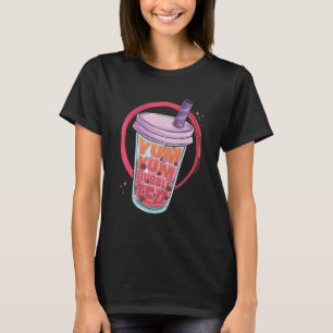 T-shirt Otaku Boba Buble Thé Yum Yum Bubble Thé