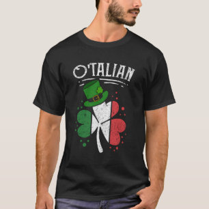 T-shirt O'Talian Funny Italien Irlandais Relation St Patri