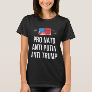 T-shirt OTAN - Anti Poutine - Anti Trump -