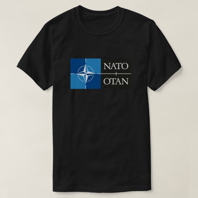 T-shirt OTAN. Logo du Traité de l'Atlantique Nord Organisa (Design devant)