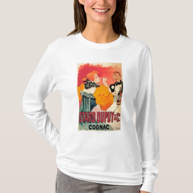T-shirt Otard-Dupuy et affiche promotionnelle de cognac de (Devant)