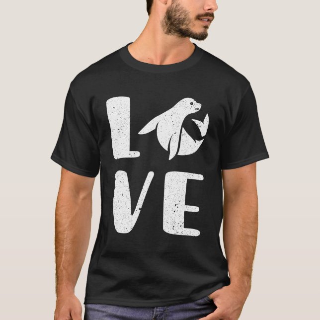 T-shirt Otarie de la mer de Jour de la Marionnette (Devant)