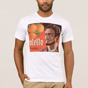 T-shirt Otello Orange Étiquette