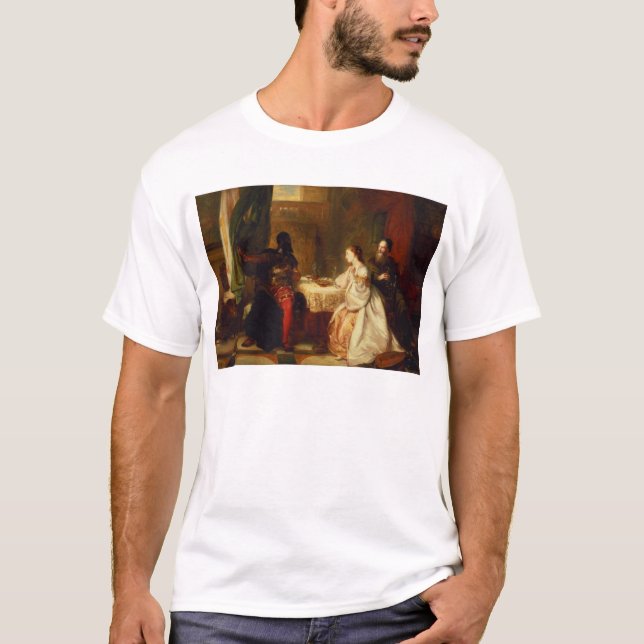 T-shirt Othello rapportant ses aventures à Desdemona (Devant)
