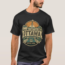 Ottawa Canada Paysage Urbain Voyage Vintage
