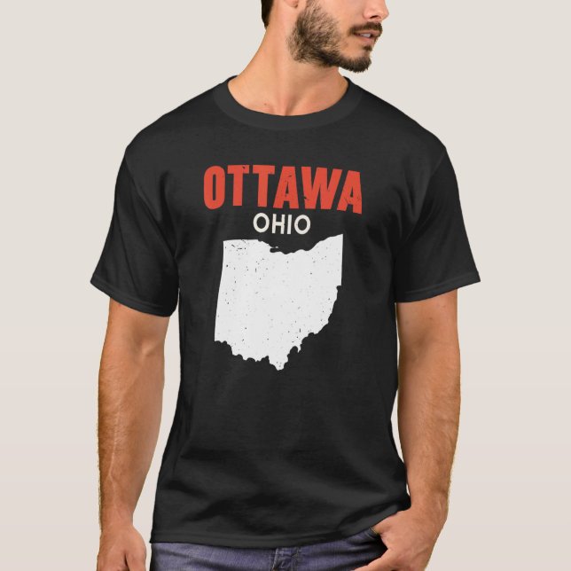 T-shirt Ottawa Ohio USA State America Travel Ohioan (Devant)