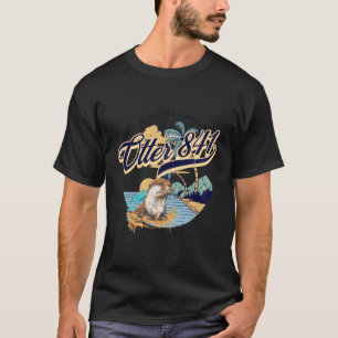 T-shirt Otter 841 Surfing Otter 841 California Surf Board