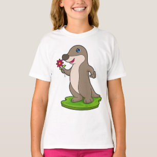 T-shirt Otter à fleurs