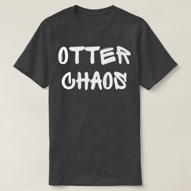 T-shirt Otter Chaos (Design devant)
