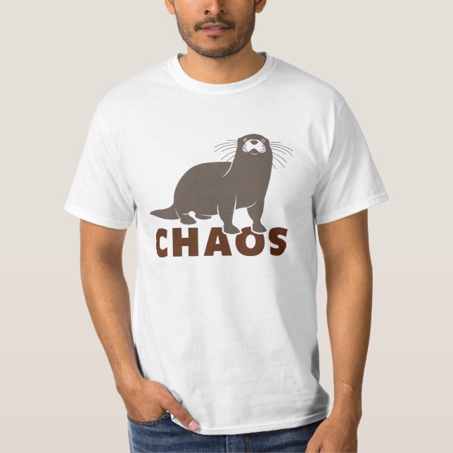 T-shirt Otter Chaos (Devant)