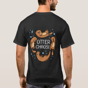 T-shirt Otter Chaos Cadeau Pour Enfants Mignonne Pyjama Do