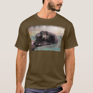 T-shirt Otter de mer à l'aquarium de Georgia