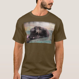 T-shirt Otter de mer à l'aquarium de Georgia