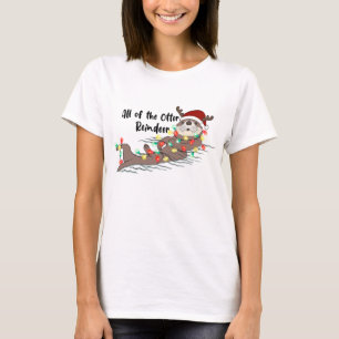 T-shirt Otter de Noël drôle