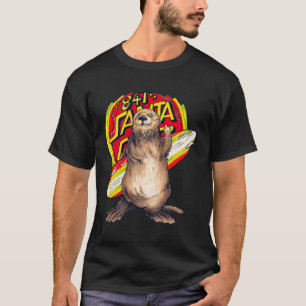 T-shirt Otter de surf 841 Otter My Way Dude California Ott