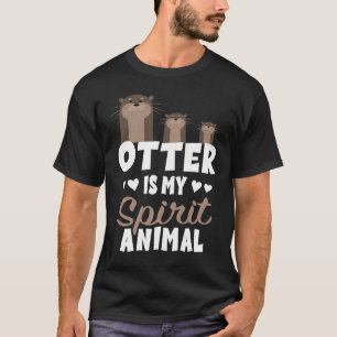T-shirt Otter Est Mon Esprit Animal Cute Otter ou Animal
